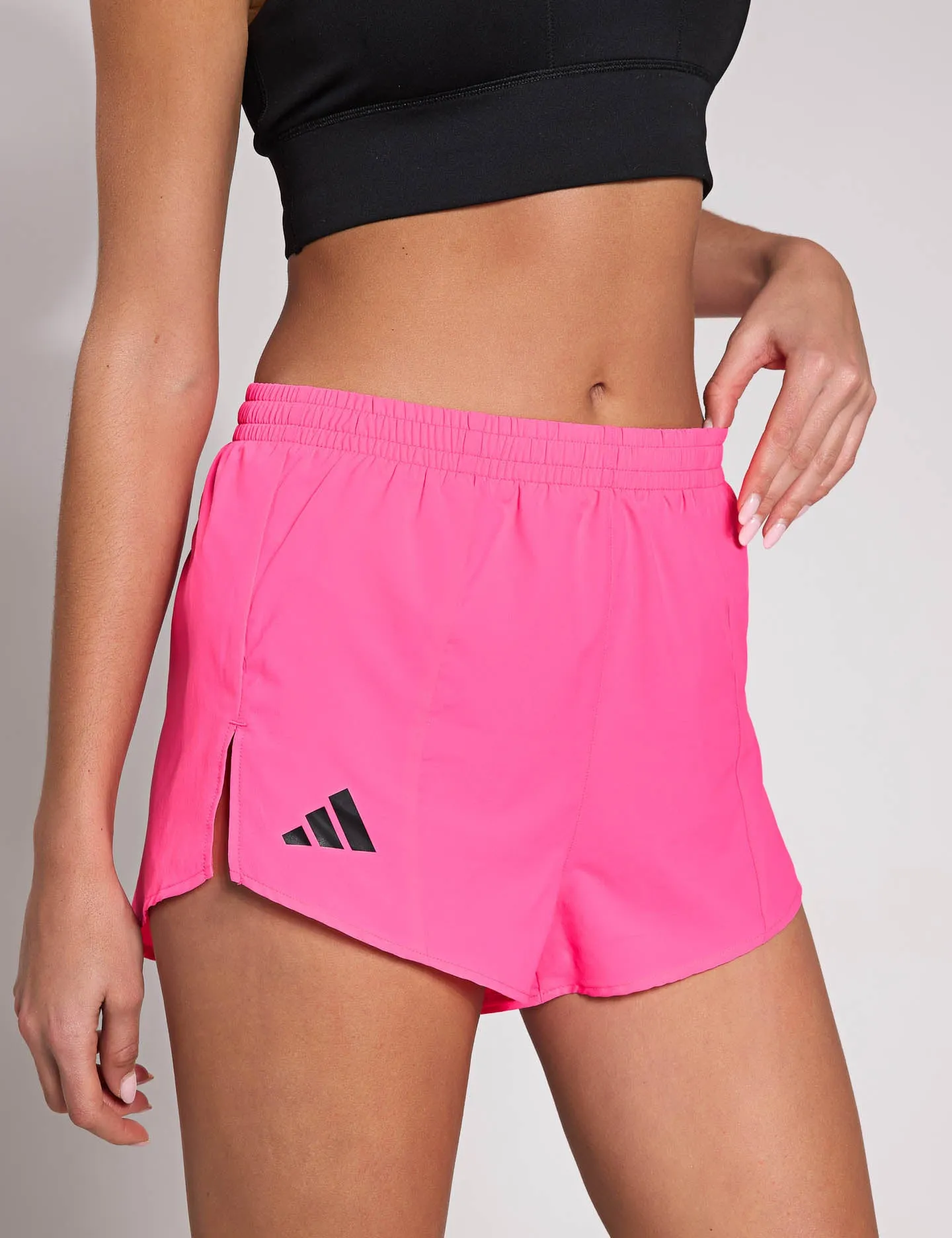 Adizero Essentials Running Short - Lucid Pink
