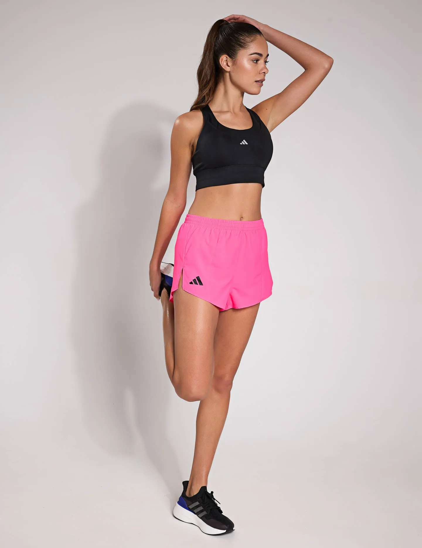 Adizero Essentials Running Short - Lucid Pink