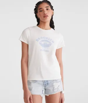 Aeropostale Seriously Soft Brooklyn Football Vintage Fit Graphic Tee
