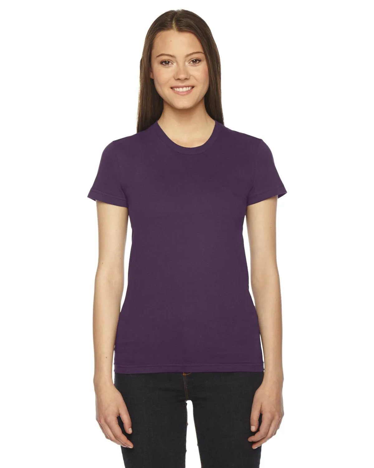 American Apparel 2102W Ladies' Fine Jersey Short-Sleeve T-Shirt