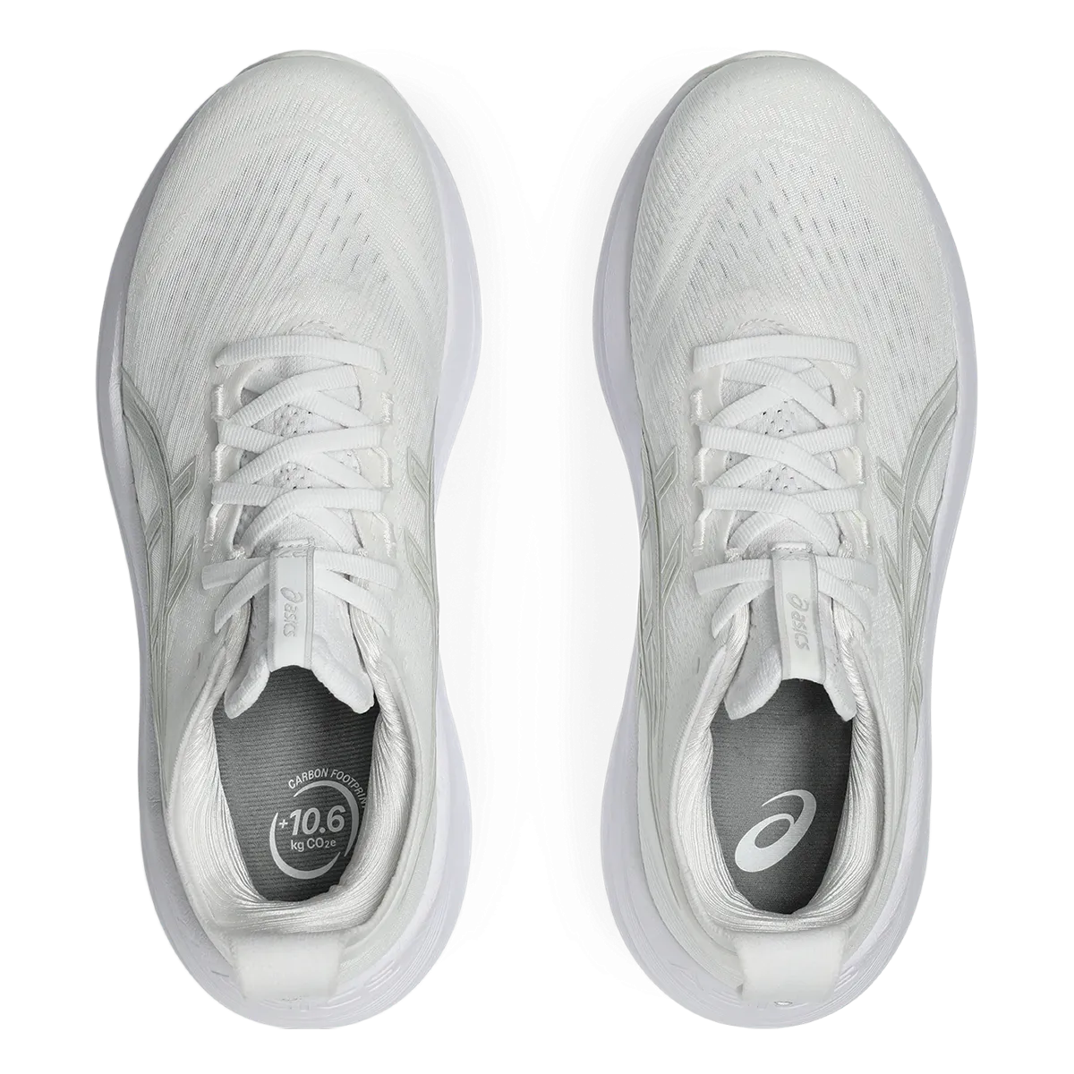 Asics Gel Nimbus 27 White - Glacier Grey