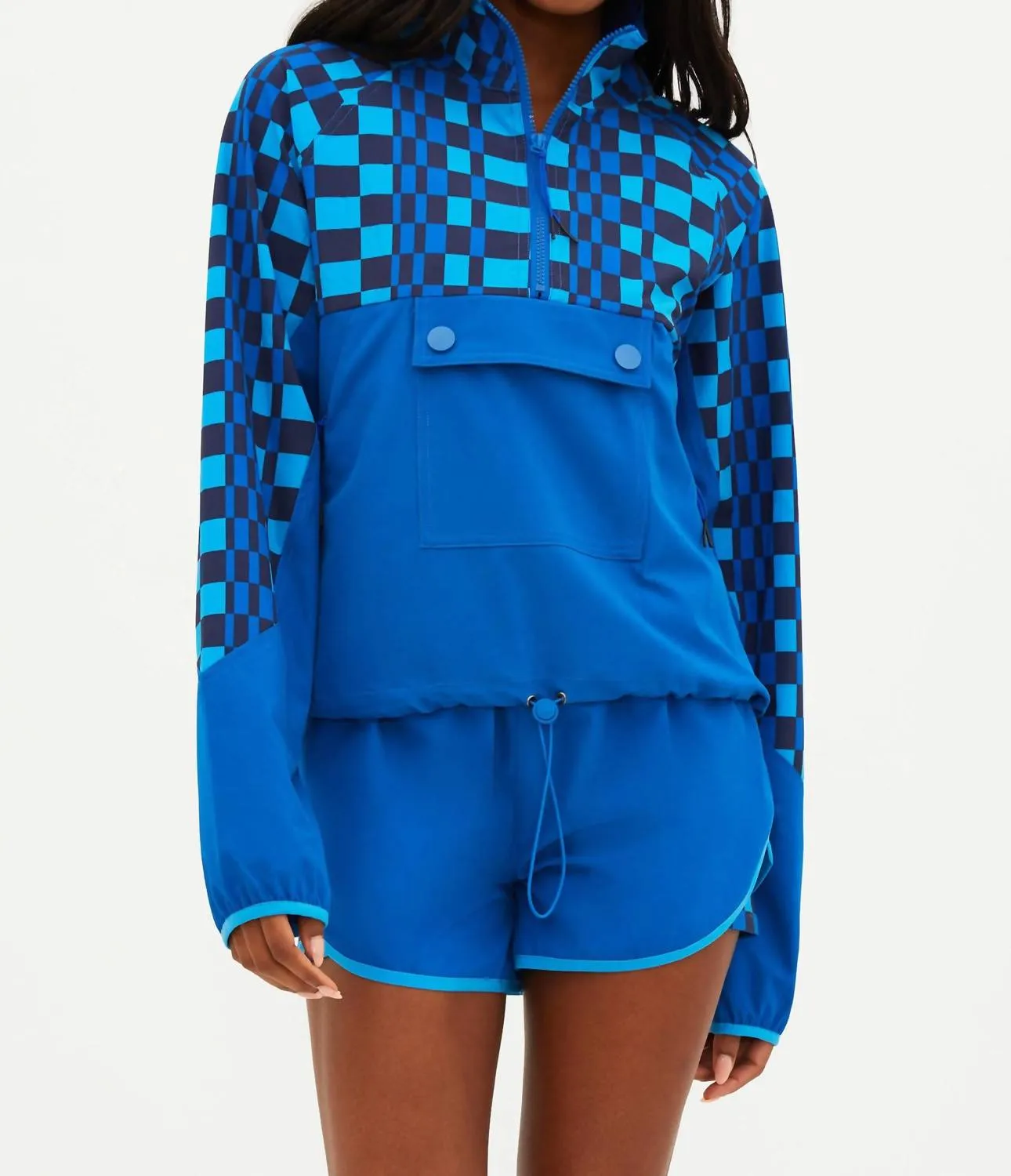 Atticus Pullover In Imperial Blue Check