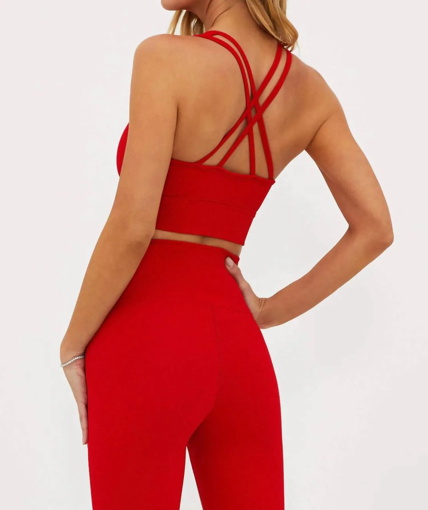 Azalea Top In Merry Red