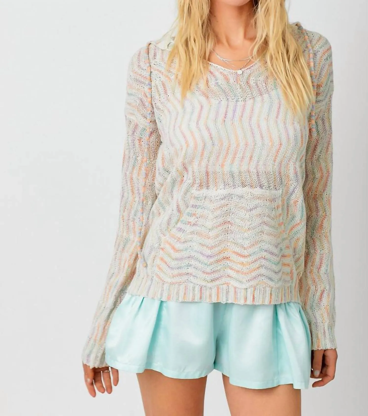 Beach Love Sweater In Oatmeal