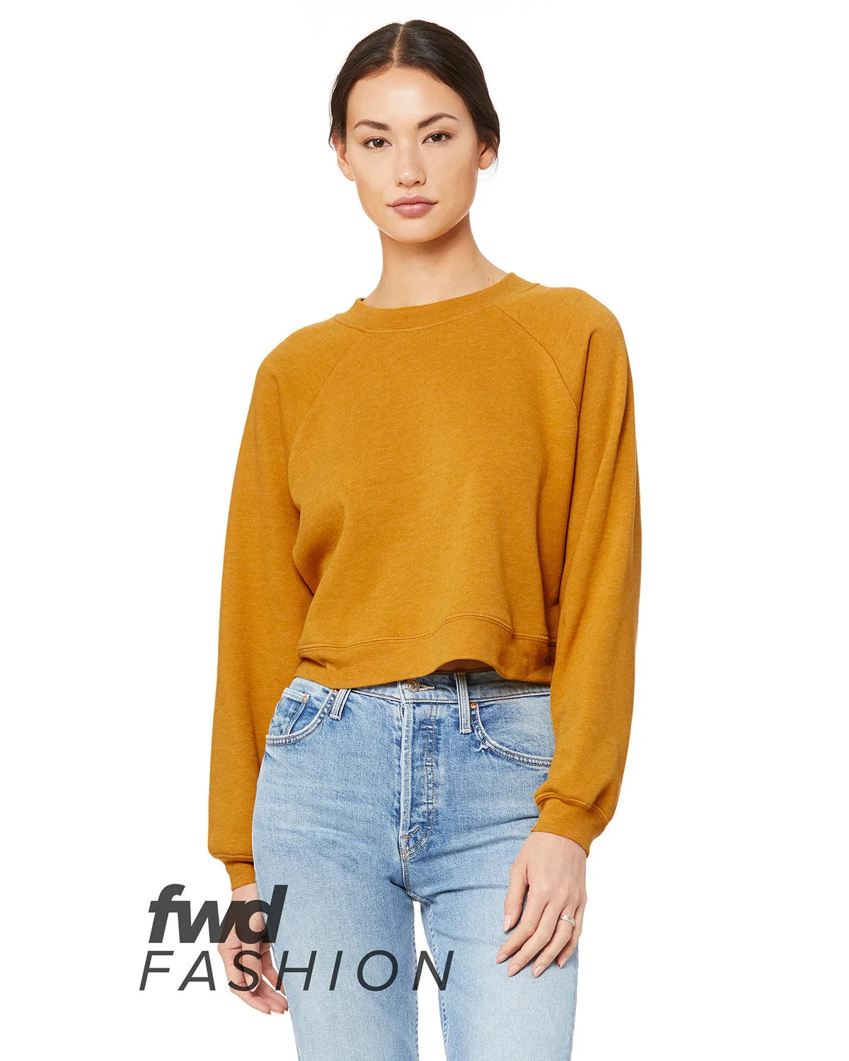 Bella   Canvas B7505 FWD Fashion Ladies' Raglan Pullover Fleece