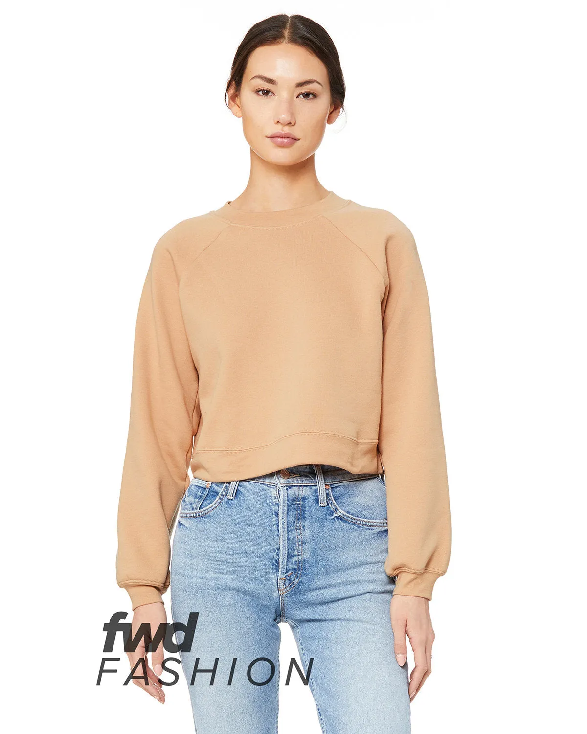 Bella   Canvas B7505 FWD Fashion Ladies' Raglan Pullover Fleece