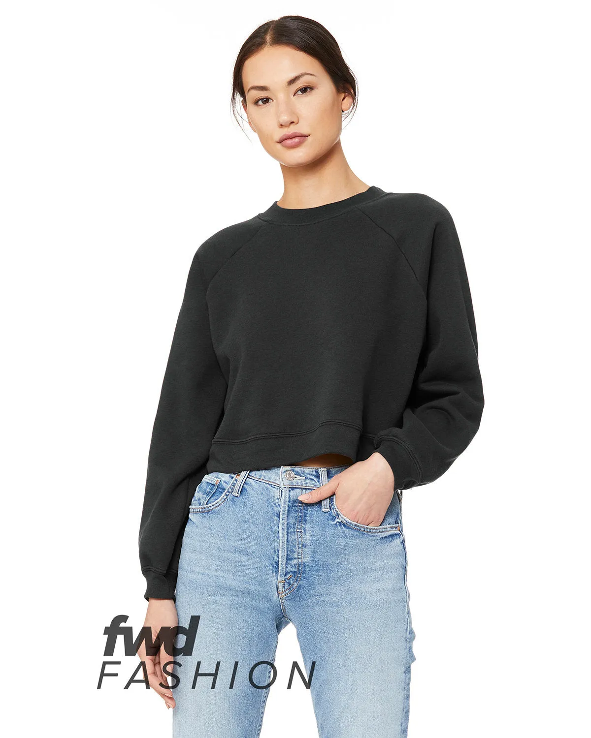 Bella   Canvas B7505 FWD Fashion Ladies' Raglan Pullover Fleece