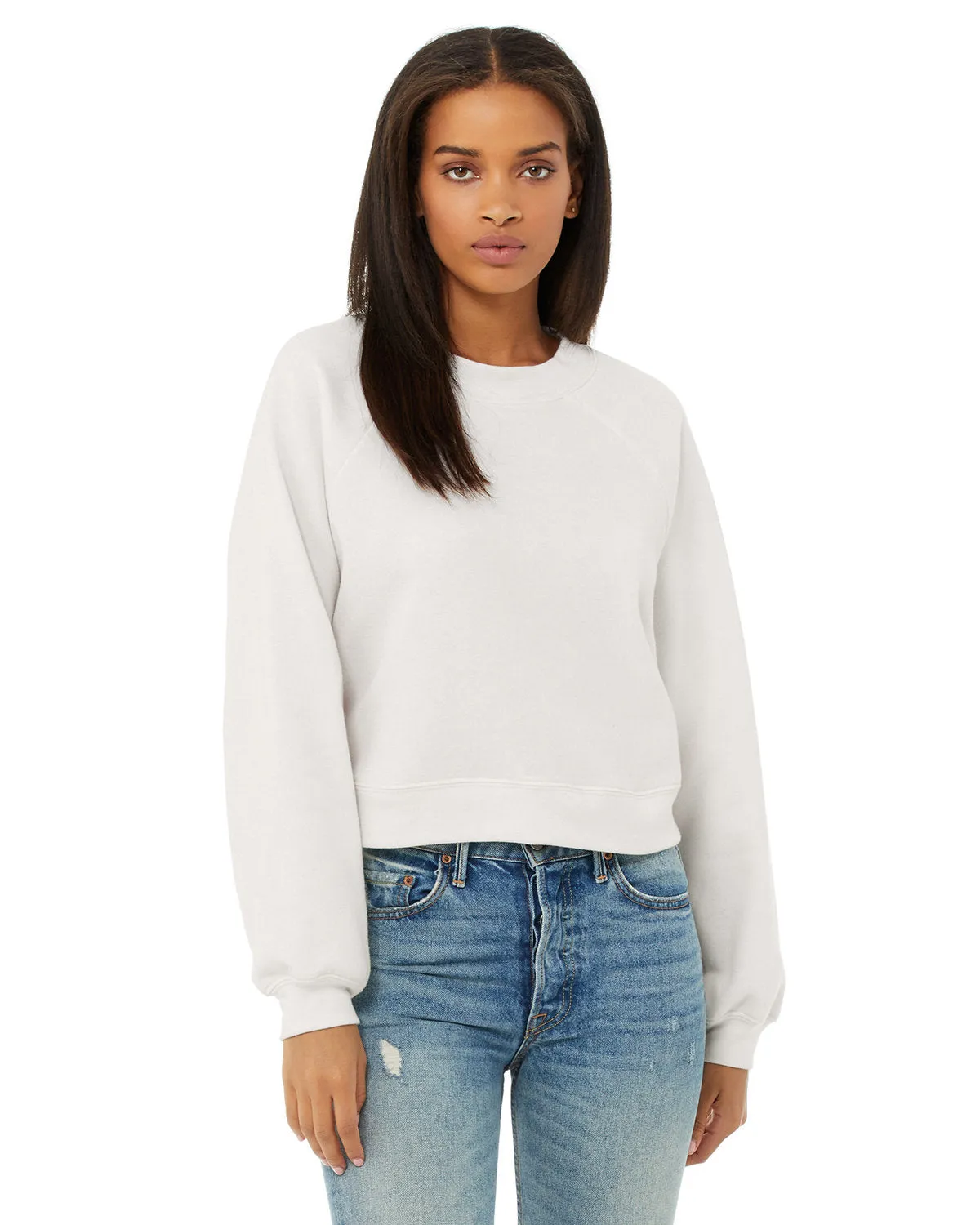 Bella   Canvas B7505 FWD Fashion Ladies' Raglan Pullover Fleece