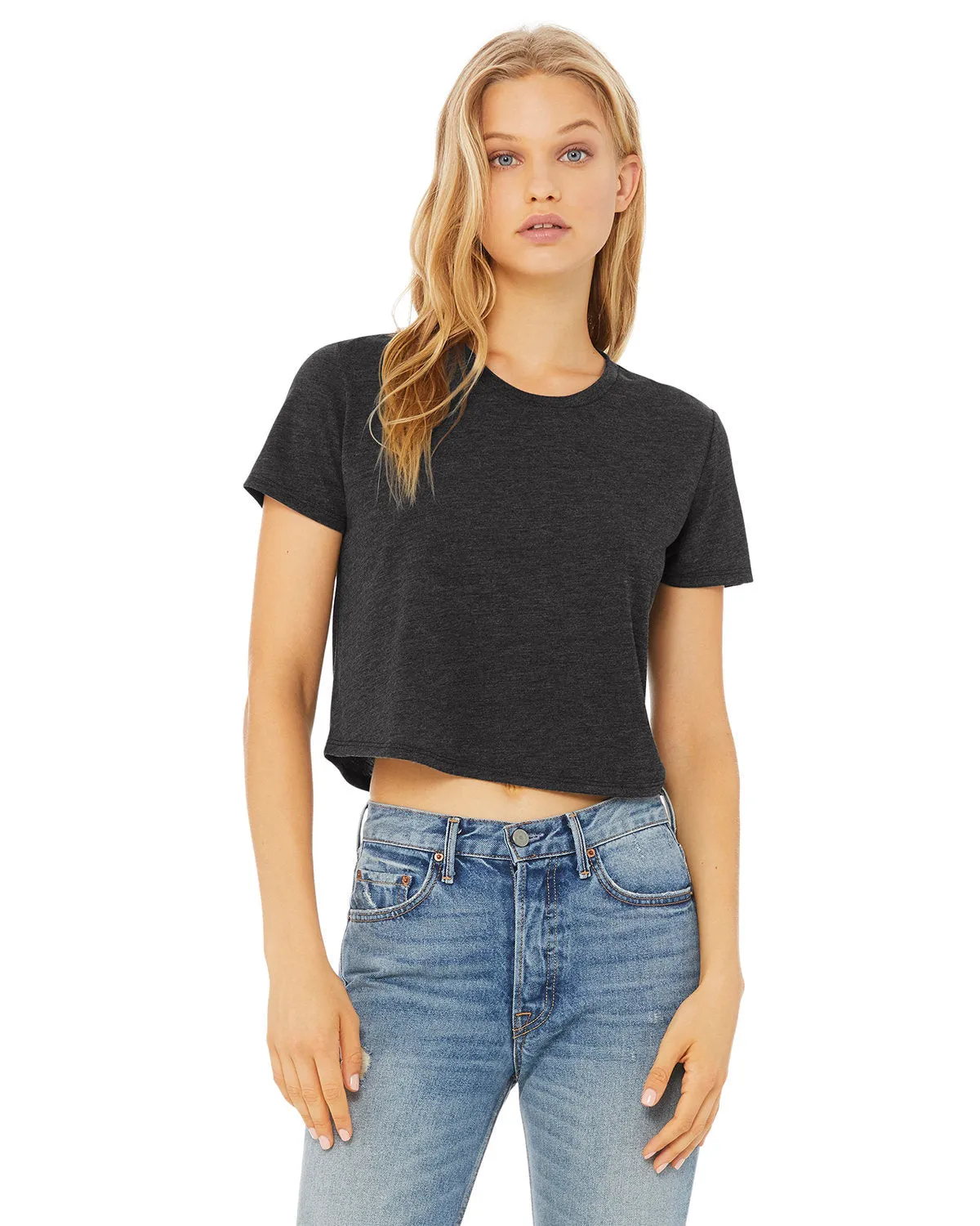 Bella   Canvas B8882 Ladies' Flowy Cropped T-Shirt