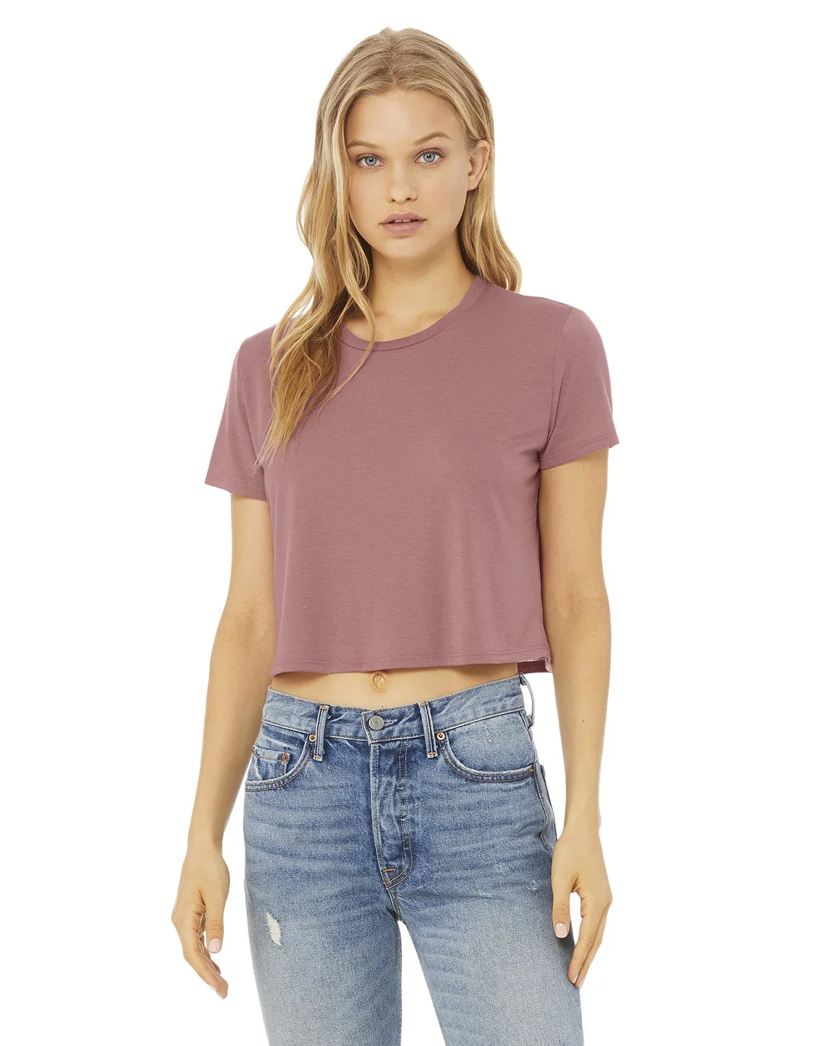 Bella   Canvas B8882 Ladies' Flowy Cropped T-Shirt