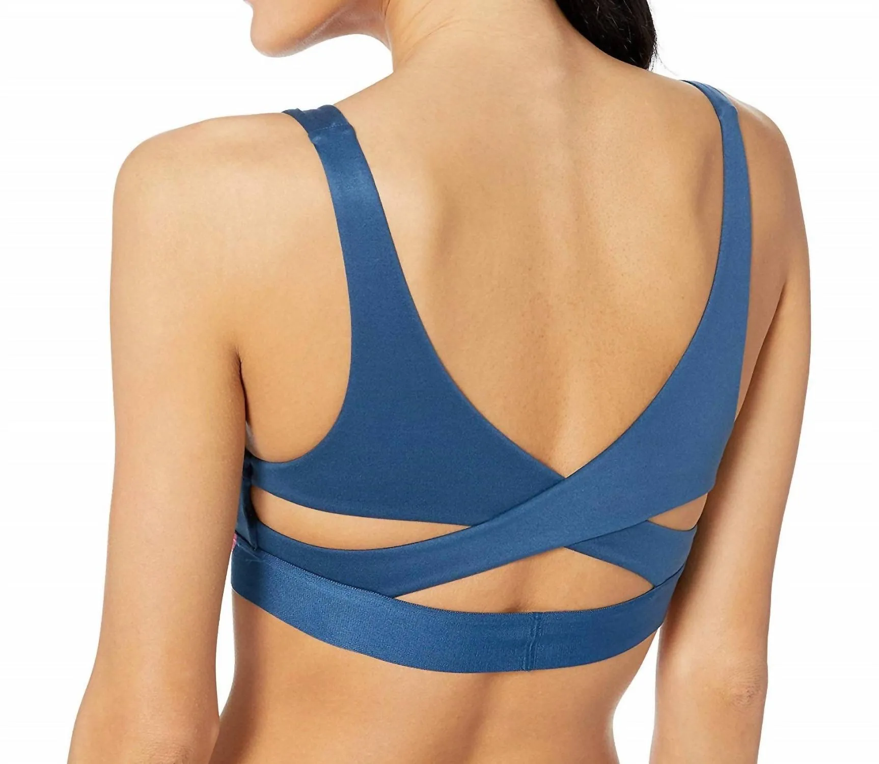 Bold Accents Lightly Lined Bralette In Lyria Blue
