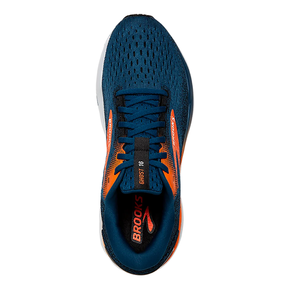 Brooks Ghost 16 - Blue Opal - Black - Nasturtium