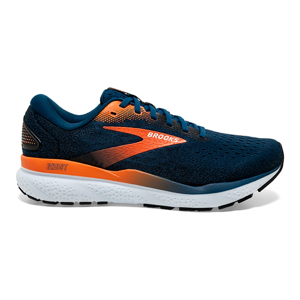 Brooks Ghost 16 - Blue Opal - Black - Nasturtium