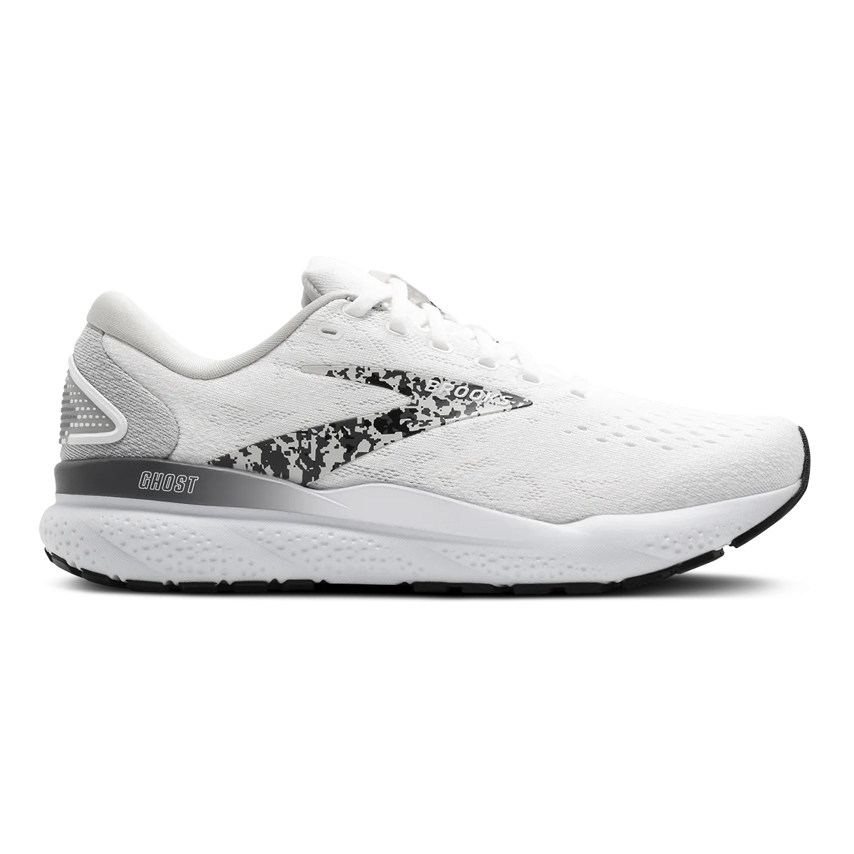 Brooks Ghost 16 - White - Oyster - Lava