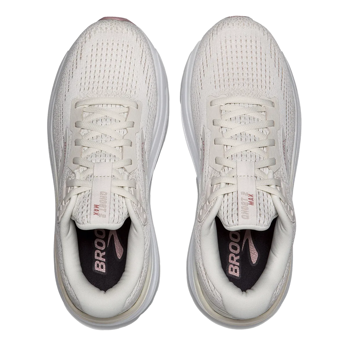 Brooks Ghost Max 2 - Coconut Milk - Gray - Zephyr