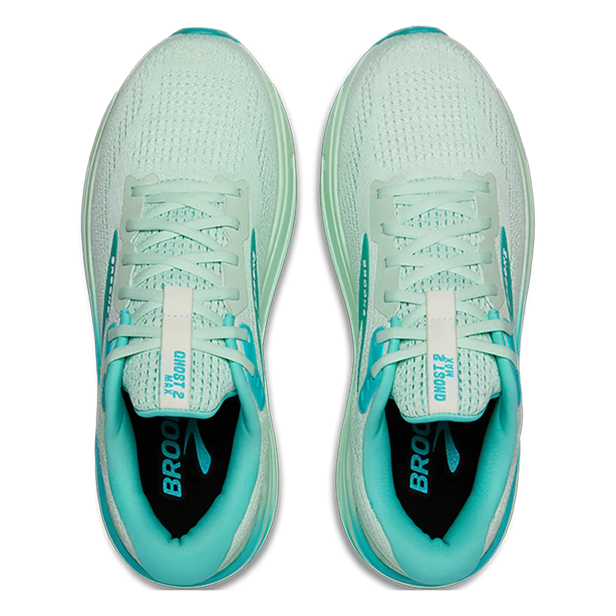 Brooks Ghost Max 2 - HoneyDew - Blue - White