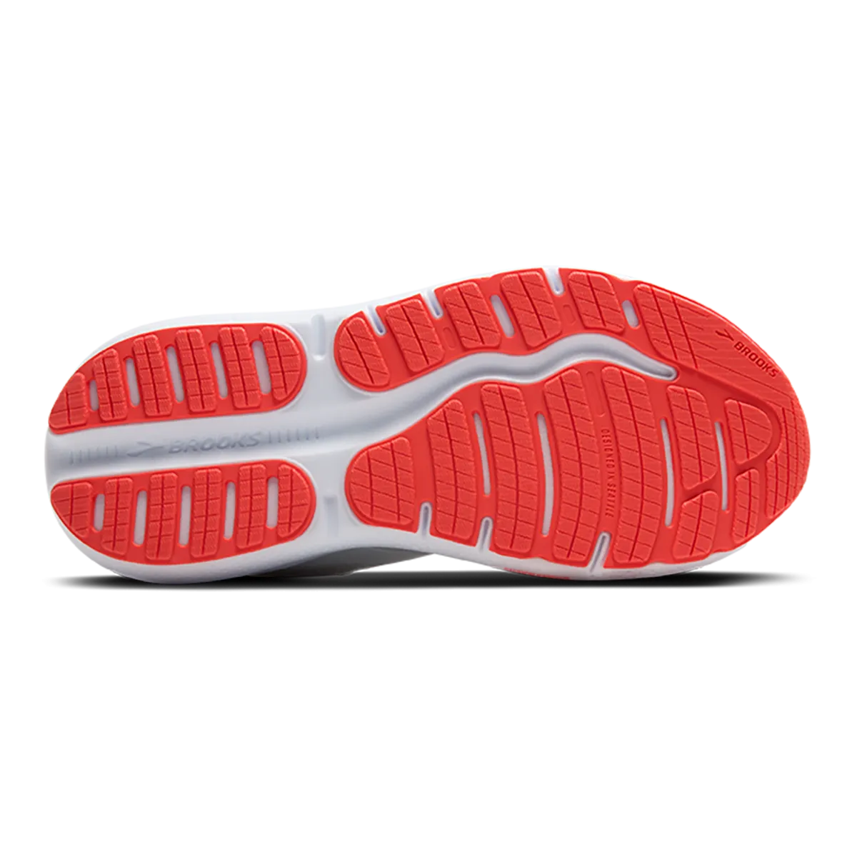 Brooks Ghost Max 2 - White - Hot Coral