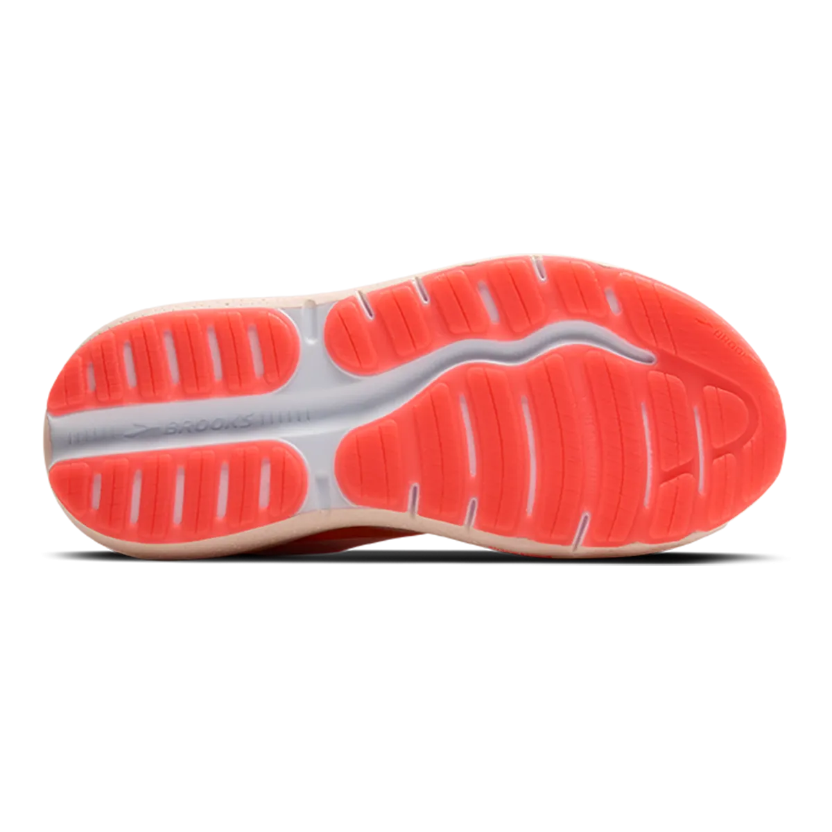 Brooks Ghost Max 2 - White - Peach - Coral