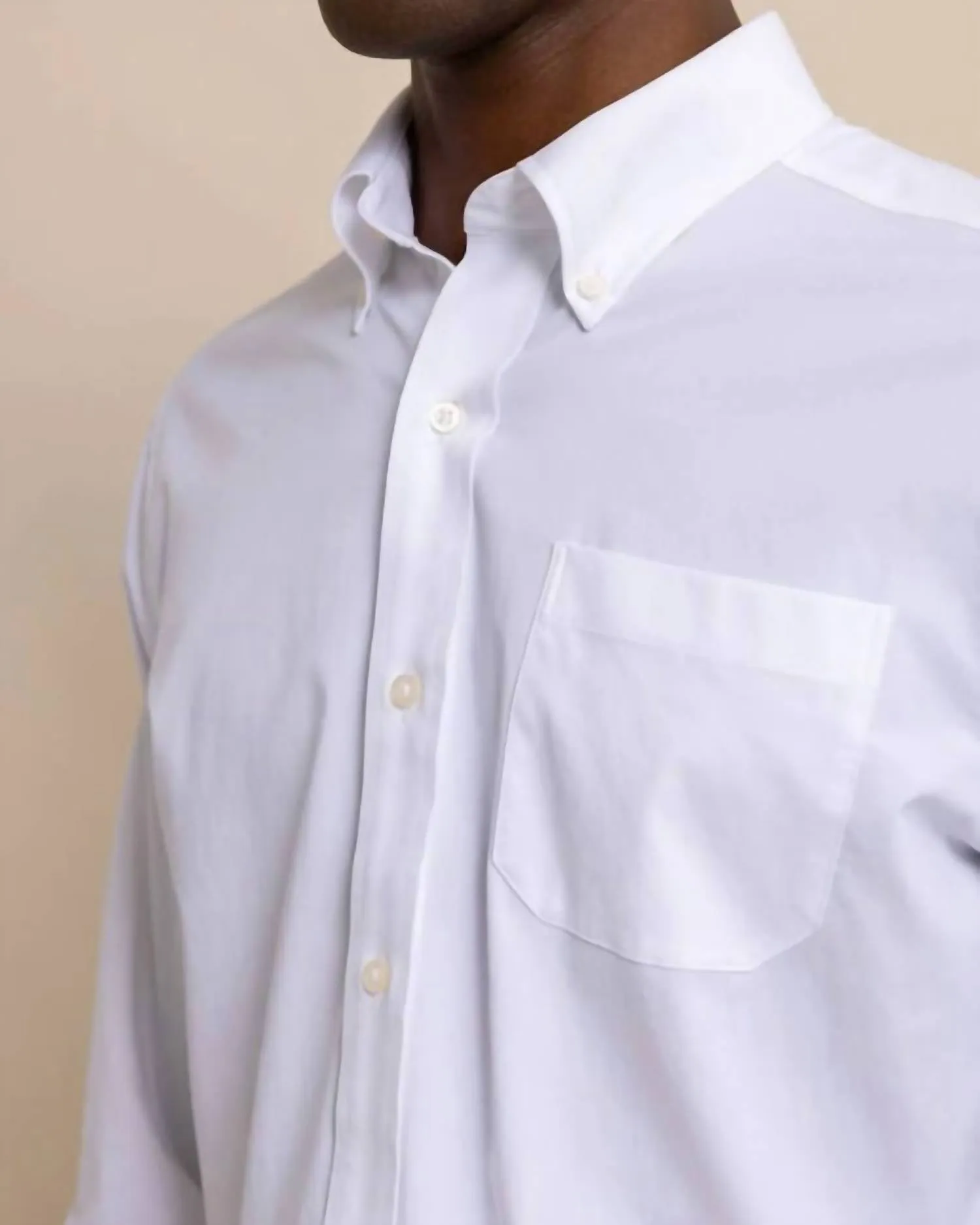 Brrrr Solid Intercoastal Sportshirt In Classic White