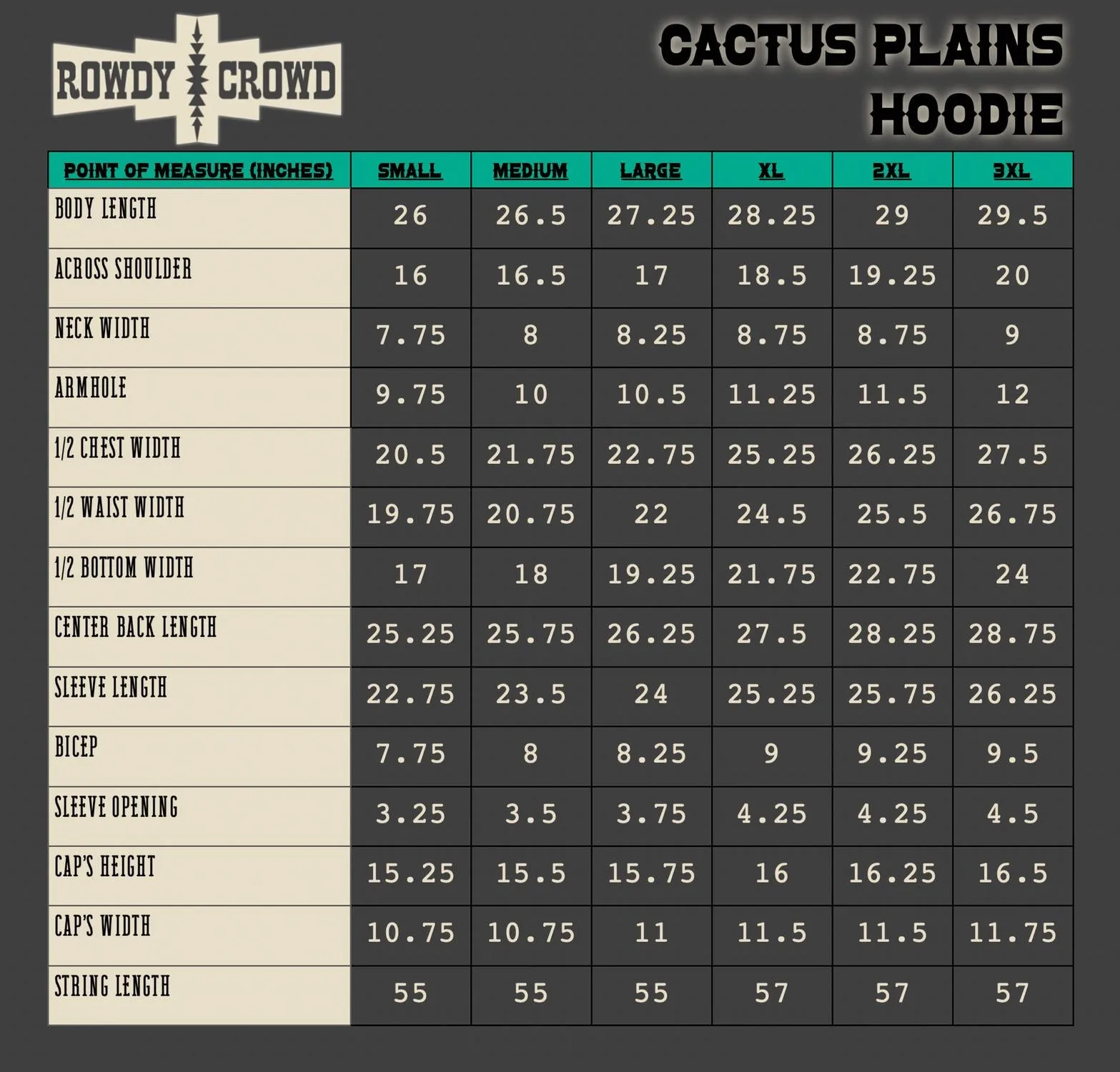 Cactus Plains Hoodie In Black/cream
