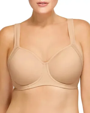 Contour Underwire Sports Bra In Sand
