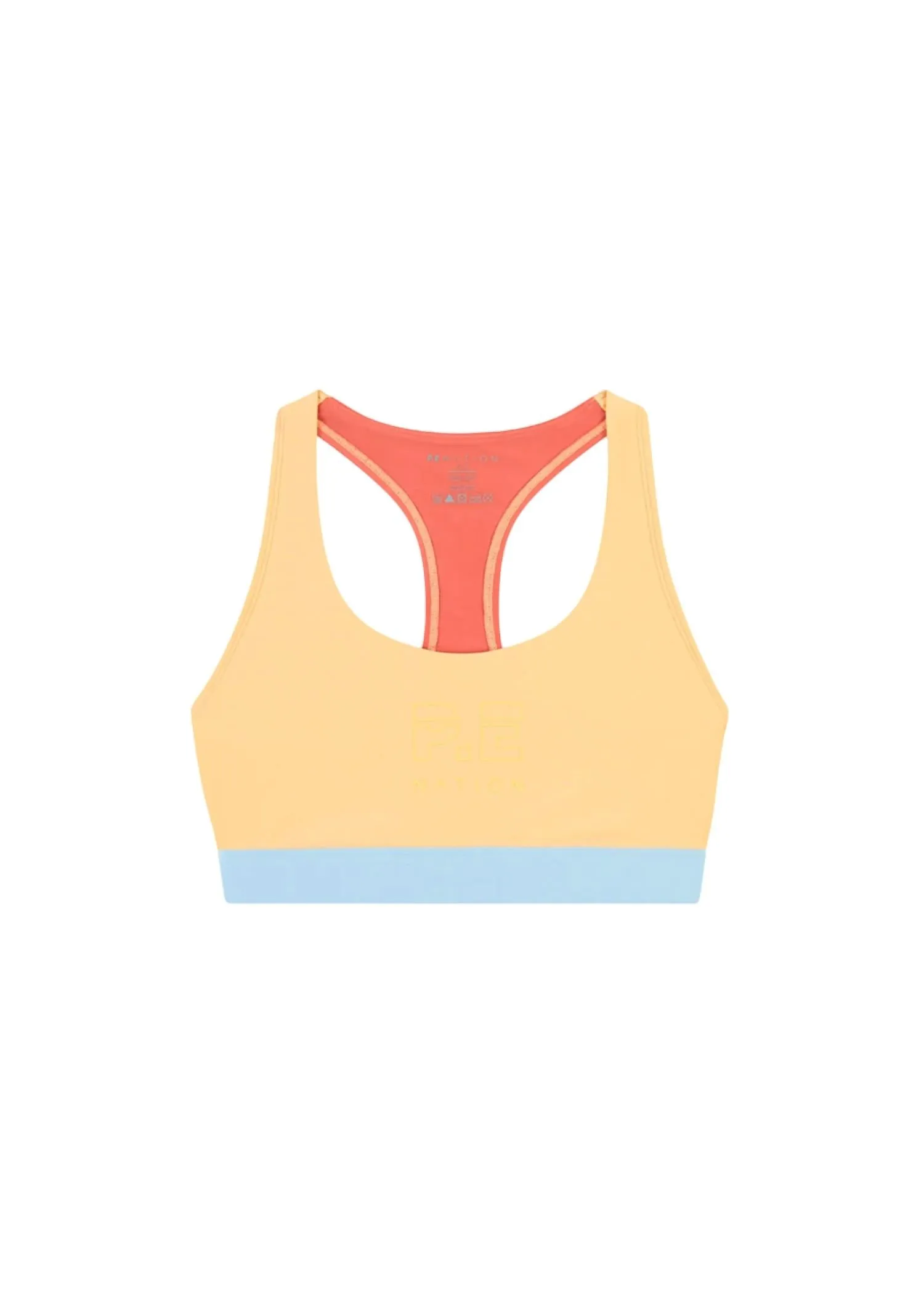 Denizen Sports Bra In Apricot Sherbet