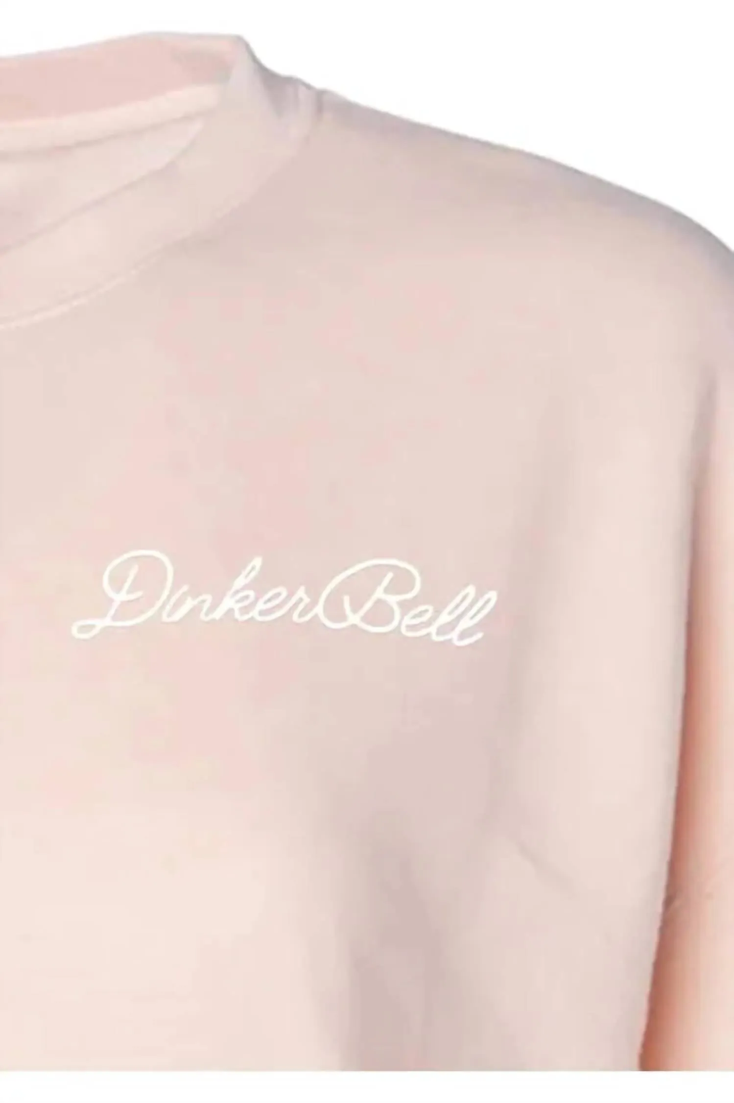 Dinkerbell Crop Sweatshirt In Pink