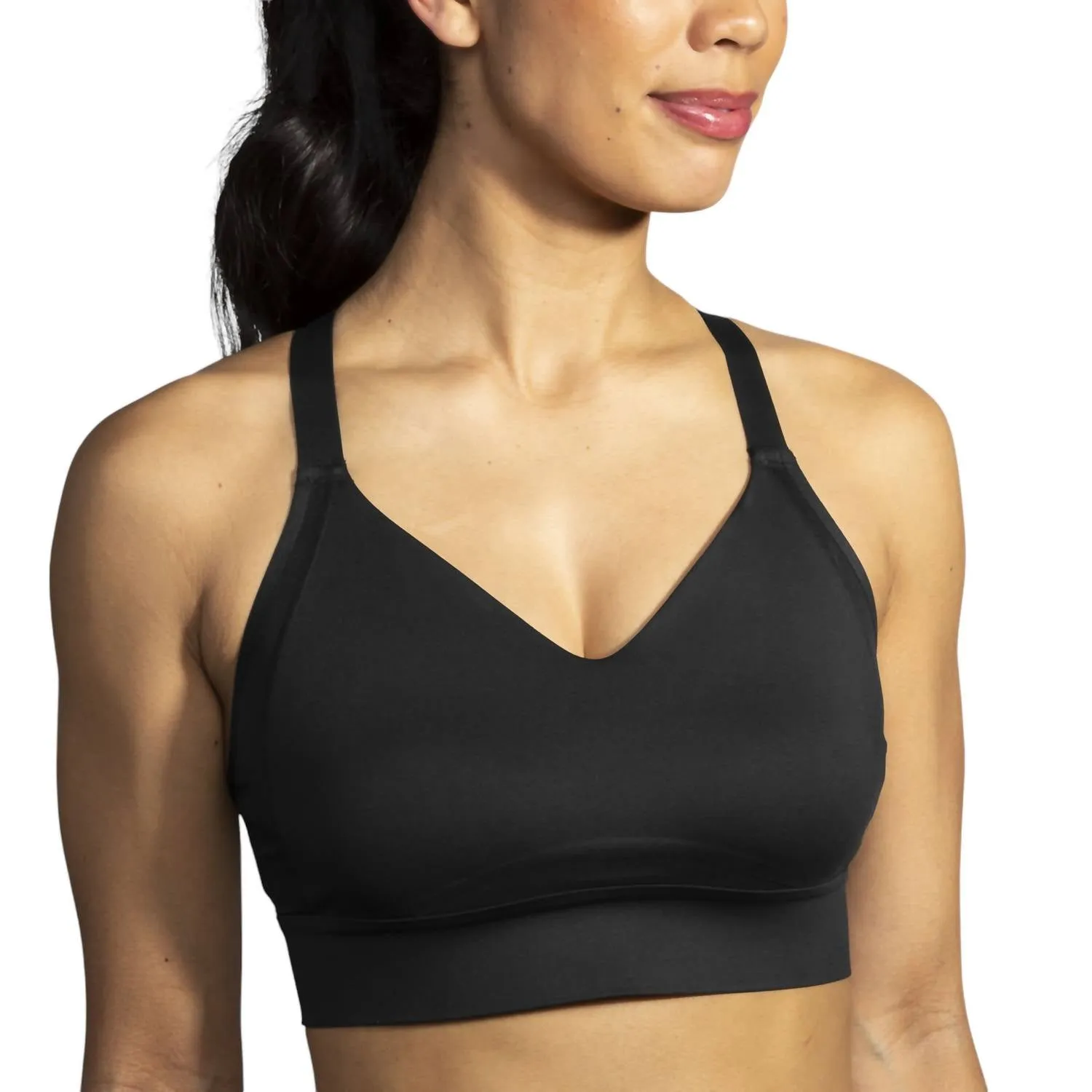 Drive Interlace Run Bra In Black
