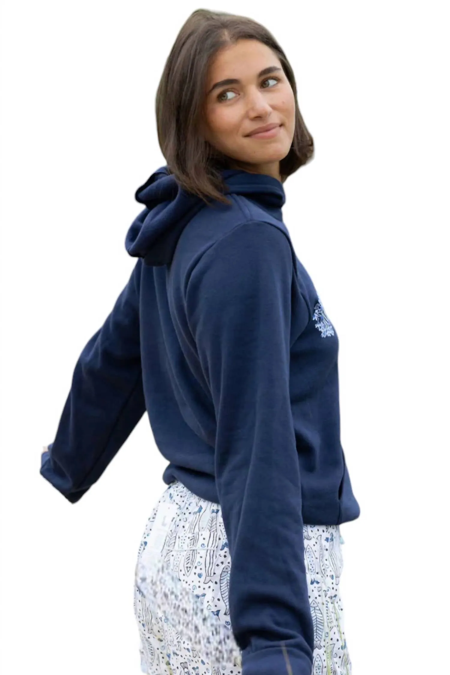 Endless Summer Nantucket Hoodie In Navy