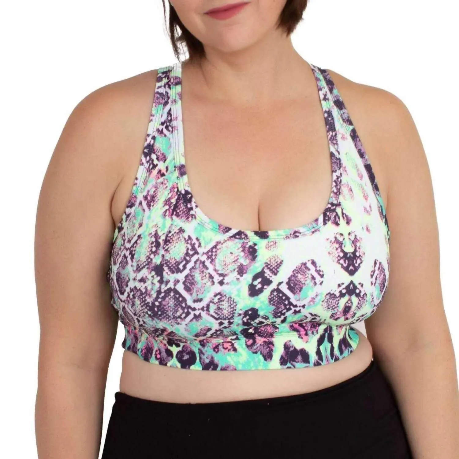 Flow Sports Bra In Animaze