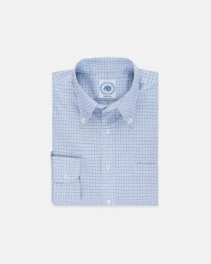 GOLD LABEL DRESS SHIRT - BLUE MULTI TATTERSALL