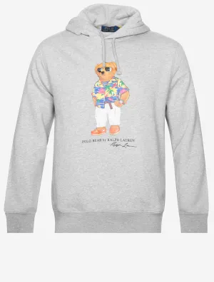 Graphic Fleece Hoodie Grey