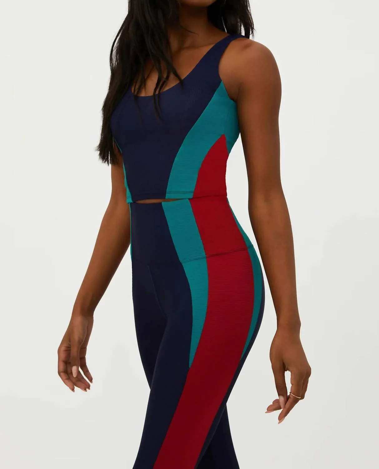 Grayson Performance Tank Bra In Navy