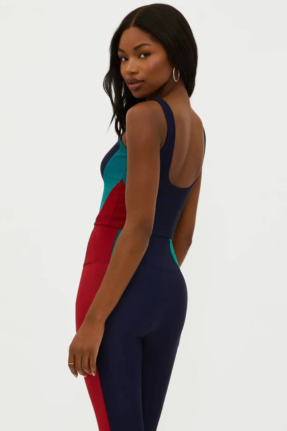 Grayson Performance Tank Bra In Navy
