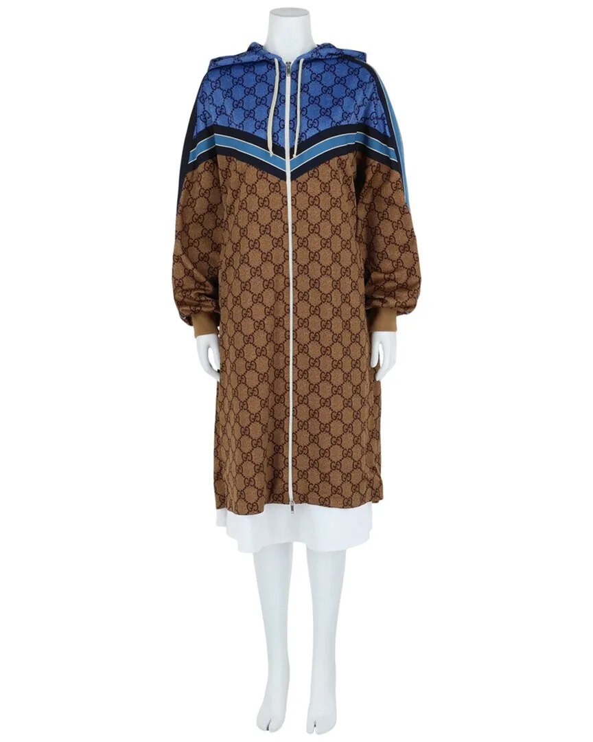 Gucci Oversized Technical Jersey Long Jacket