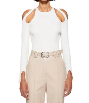 Isabella Cut Out Top In Macchiato