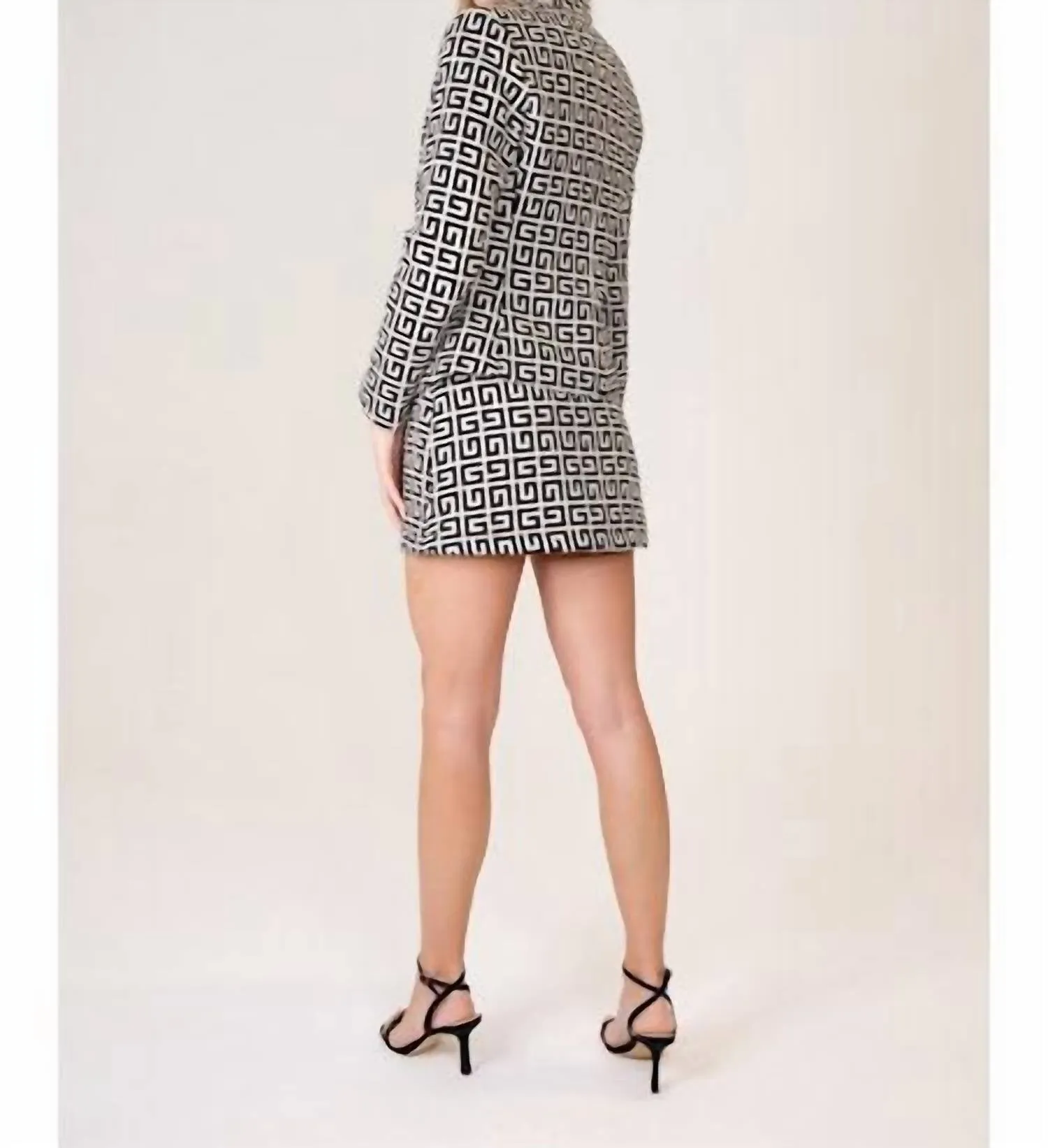 Jessie Jacket In Black/ivory