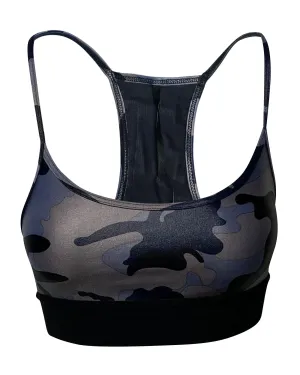 Koral Sweeper Sports Bra in Blue Polyamide