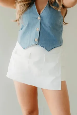 Lila Pocket Detail Wrap Shorts