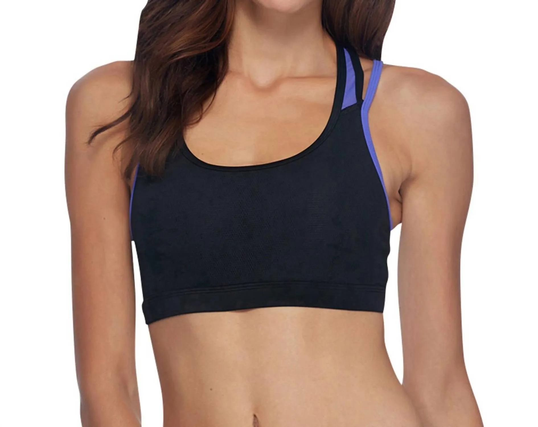 Lockdown Medium Impact Sports Bra In Black