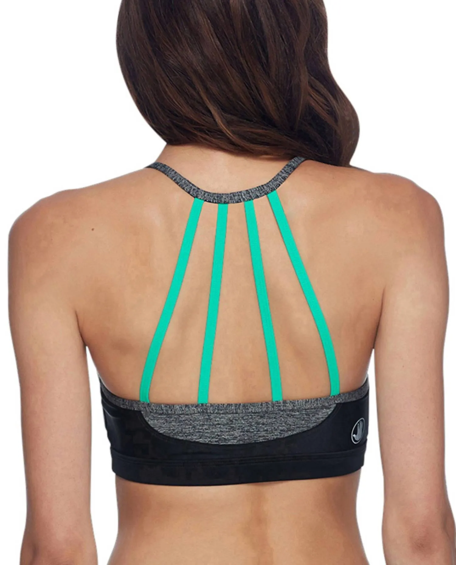 Lotus Medium Impact Sports Bra In Black