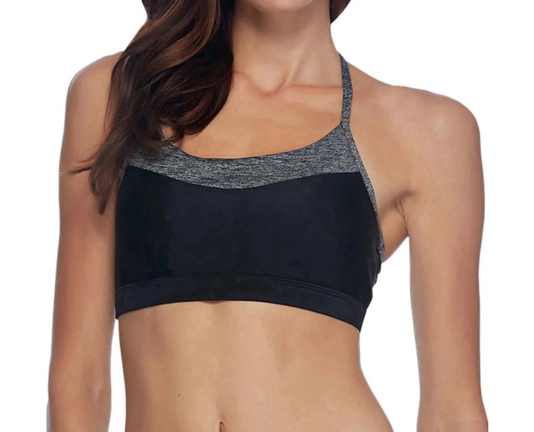 Lotus Medium Impact Sports Bra In Black