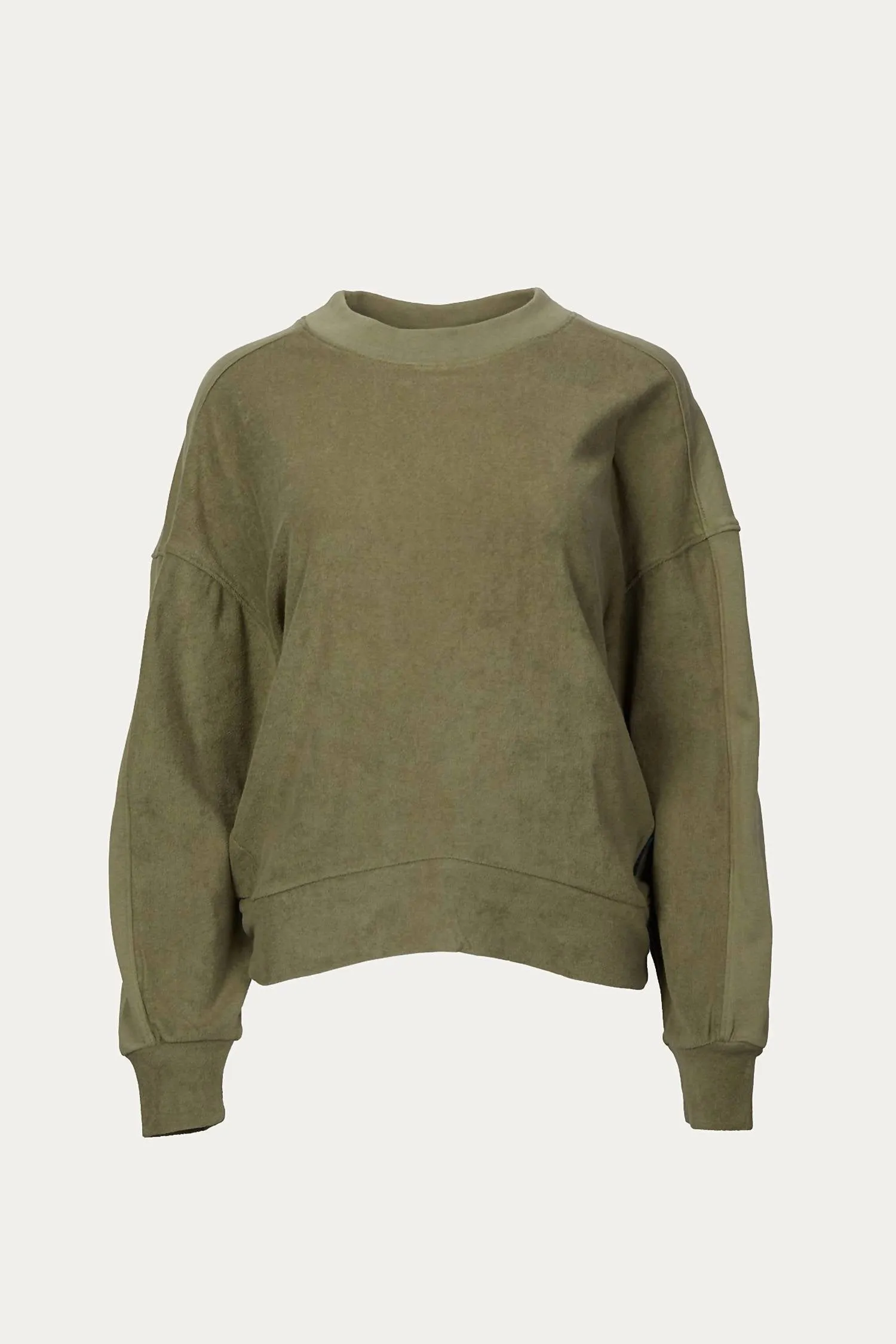 Lyle Top In Dusky Green