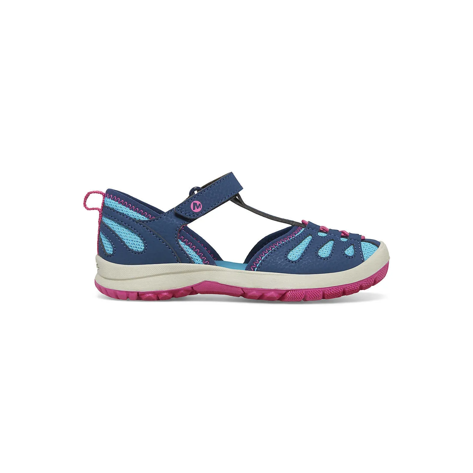 Merrell Shoes Hydro Lily Navy Turquoise/Berry (10c-5Y)