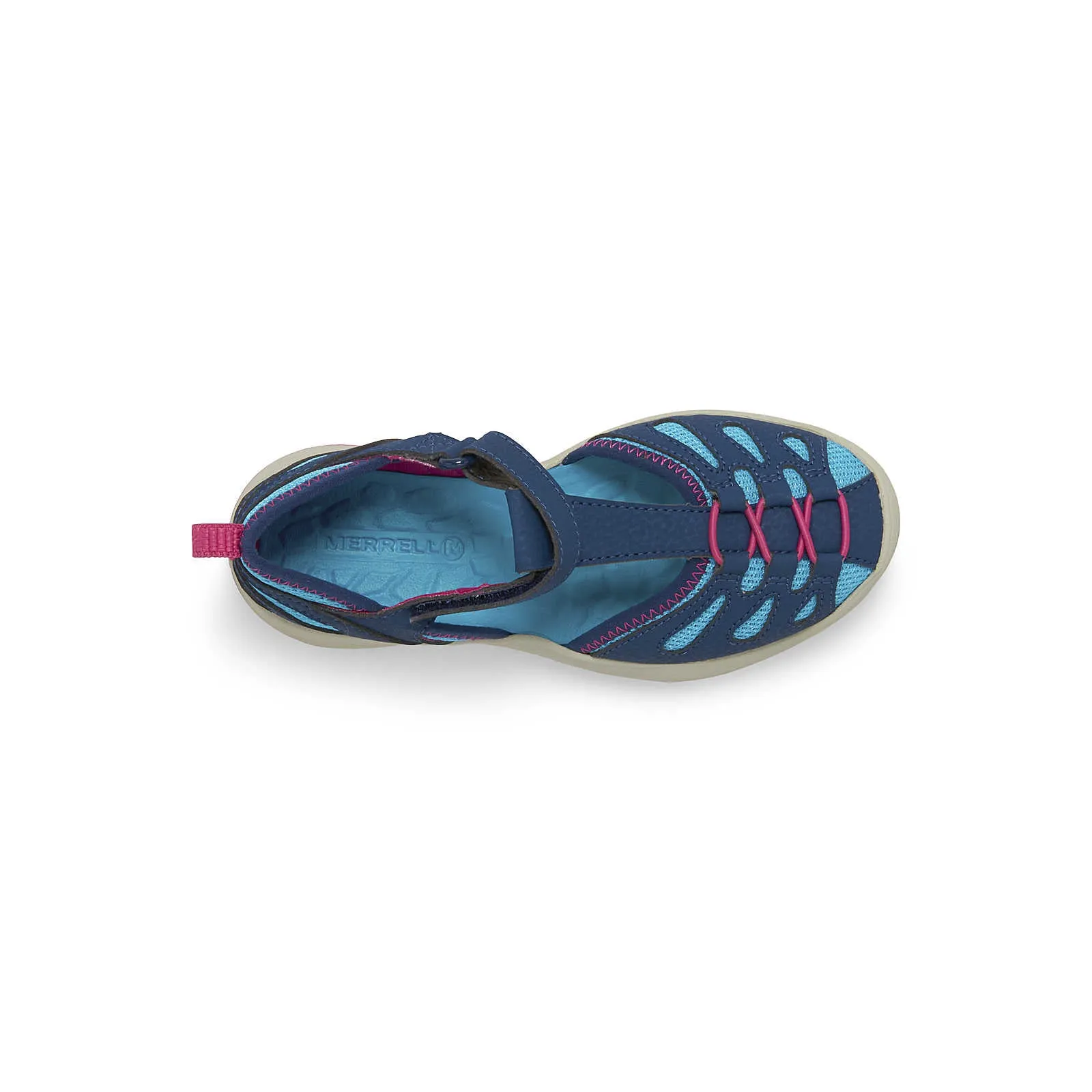 Merrell Shoes Hydro Lily Navy Turquoise/Berry (10c-5Y)
