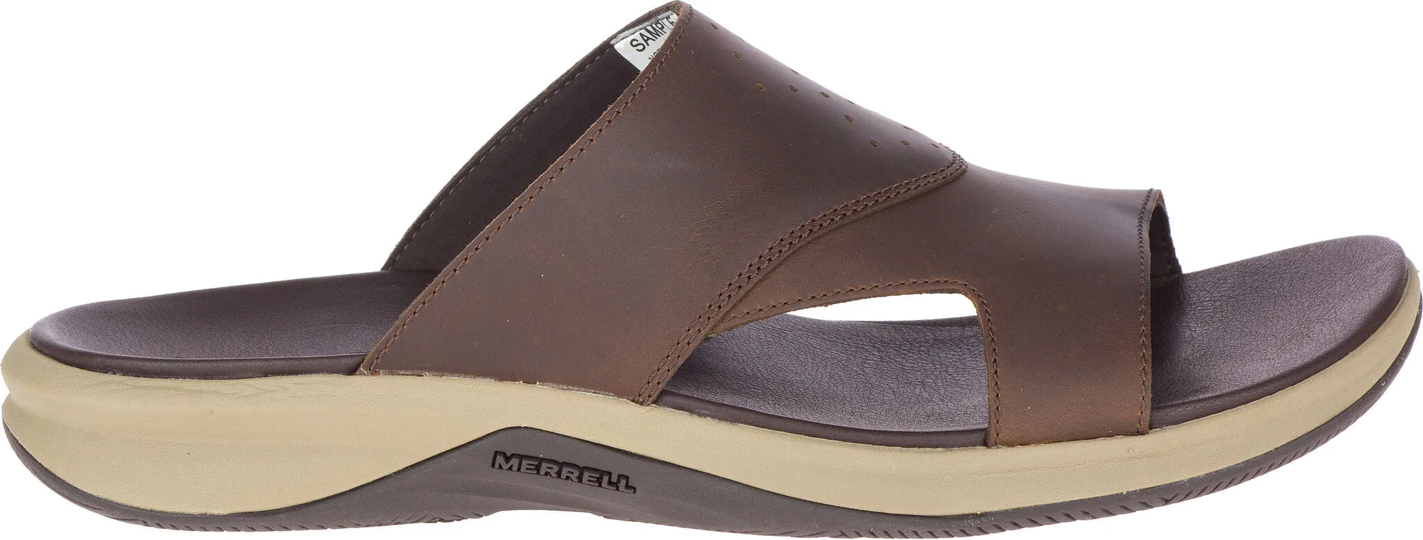 Merrell Shoes Tideriser Luna Slide Leather Earth