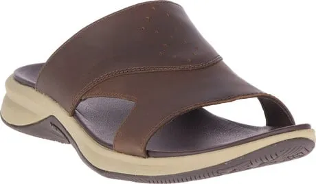 Merrell Shoes Tideriser Luna Slide Leather Earth