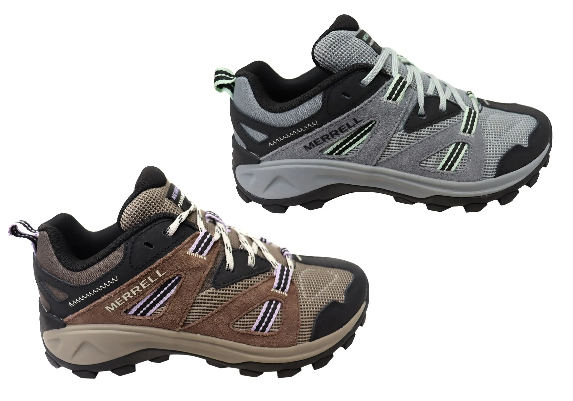Merrell Womens Deverta 3 Comfortable Leather Hiking Shoes Merrell Shoes