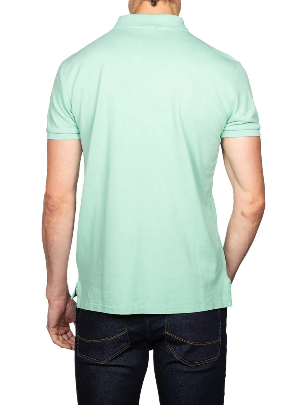 Mesh Polo Shirt Green