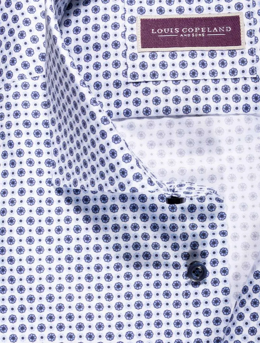 Messi Daisy Pattern Shirt White